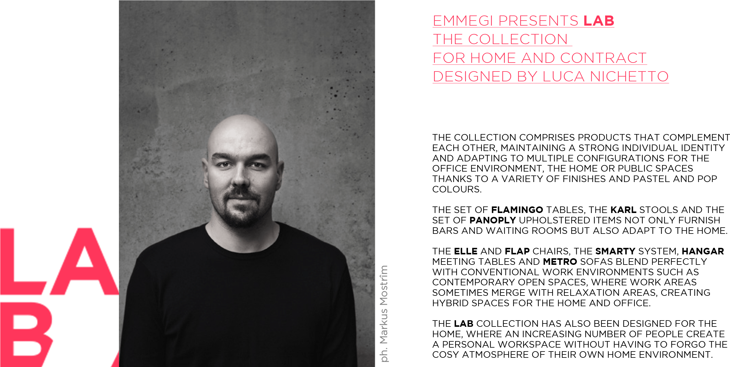 A Special Collection Of Seating And Functional Furniture - Luca Nichetto (2500x1231), Png Download