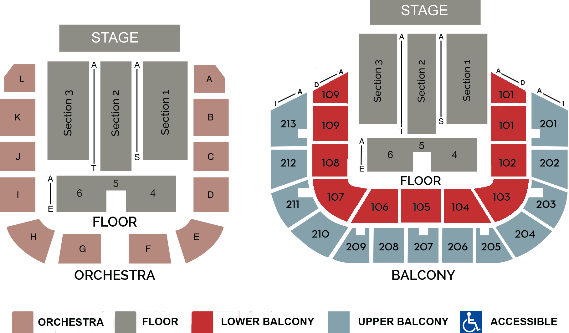 Seating Chart And Floor Layout Of Shreveport Municipal - Shreveport Municipal Auditorium Seating (1818x1064), Png Download