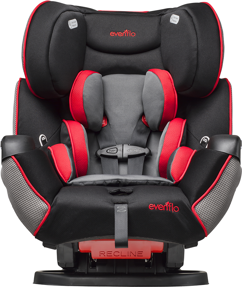 Symphony Lx All In One Car Seat & - Evenflo Symphony Lx All-in-one Convertible Car Seat (1200x1200), Png Download