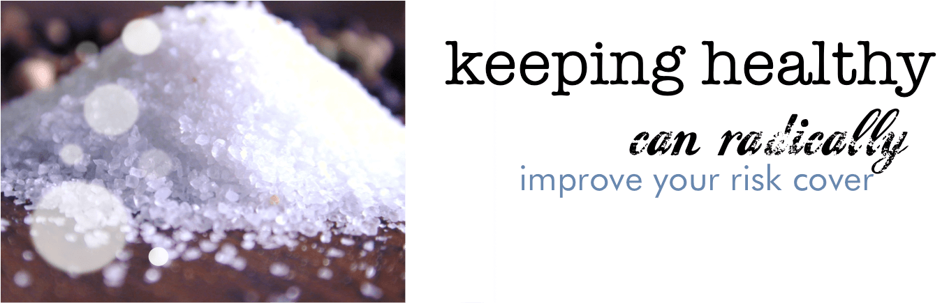 Cut Back Salt And Cut Your Premiums - Iodized Salts (1359x435), Png Download