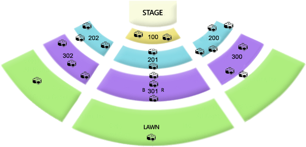Henderson Pavilion Seating Chart (630x352), Png Download