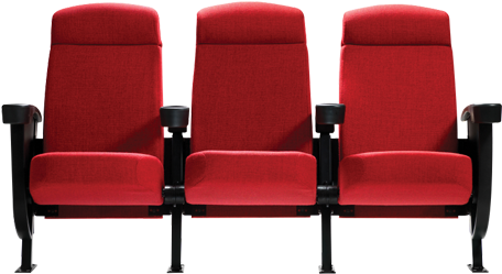 Seat Transparent Png - Theatre Seat Png (461x263), Png Download