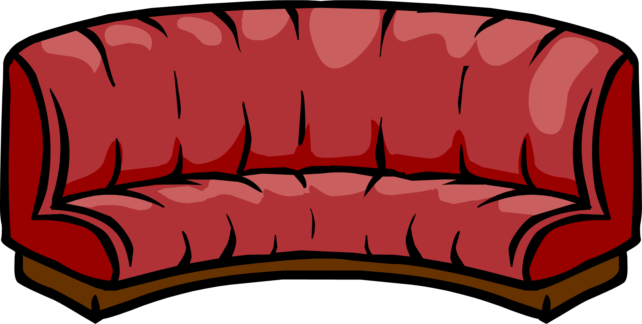 Corner Booth Seat Icon 432 - Club Penguin Sillon Png (2197x1108), Png Download