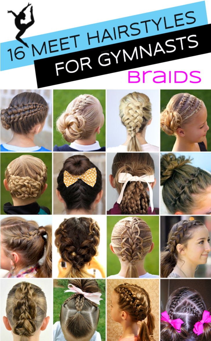 Permalink To Gymnastics Hairstyles For Medium Hair - Peinados Para Gimnasia Ritmica (728x1189), Png Download