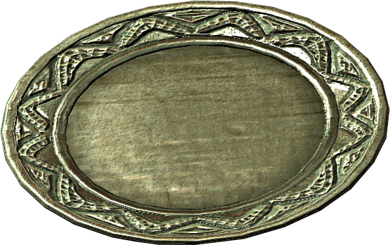 Platter - Skyrim Platter Glitch (556x349), Png Download