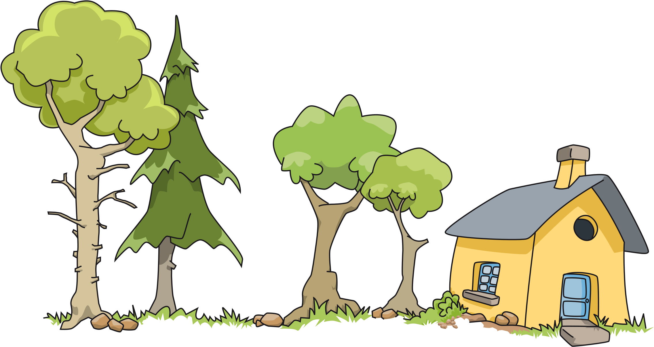 This Free Icons Png Design Of After Clear The Undergrowth (2400x1416), Png Download
