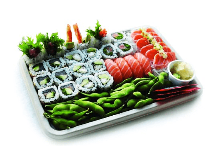 Sushi Party Platter - Sushi (752x875), Png Download