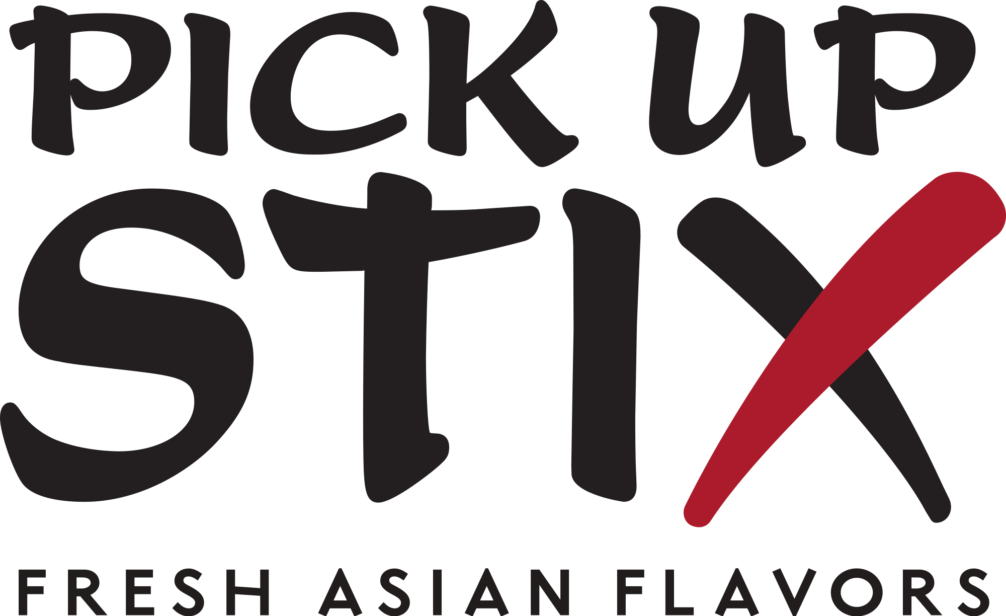 Open - Pick Up Stix Logo (2000x1224), Png Download
