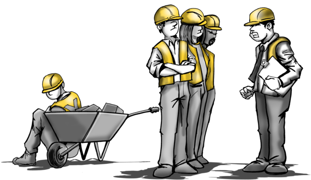 Workers Protecting Worker Png - Jpeg (620x365), Png Download
