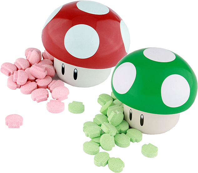 Nintendo Mushroom Sours Candy - Mushrooms In Mario Kart (716x716), Png Download