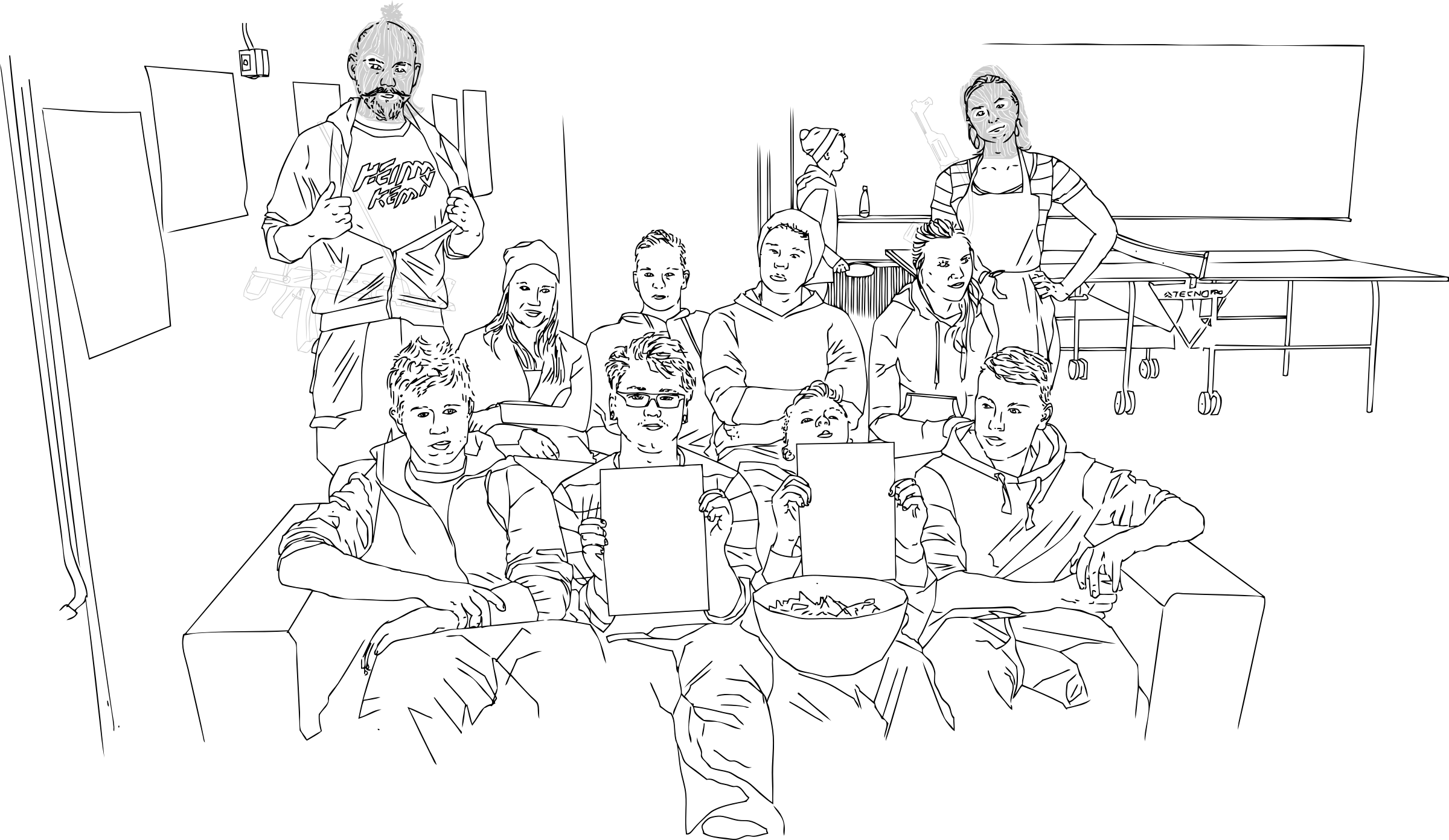 This Free Icons Png Design Of Youth And Youth Workers (2400x1392), Png Download