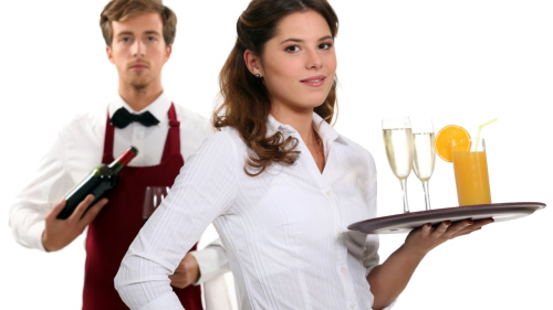 Restaurant Workers - Level Of Ojt Performance Of The On Campus And Off Campus (500x281), Png Download