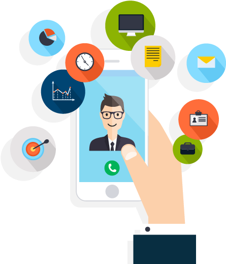 Facebook App And Page Design - App Marketing Png (490x538), Png Download
