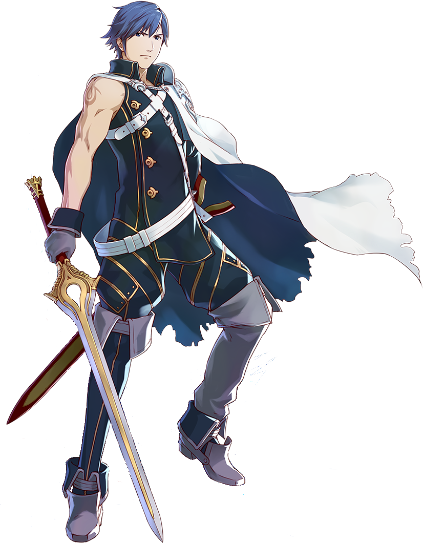Chrom - Project X Zone 2 Lucina (869x1072), Png Download