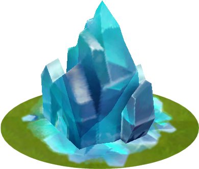 Iceblock - Crystal (390x356), Png Download