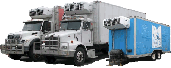 Ice Block Limited Has Both Trucks And Trailers Available - Volquetas Doble Troque (590x235), Png Download