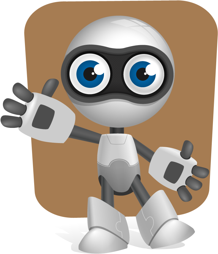 Robot Clipart Source - Robot Vector (852x980), Png Download