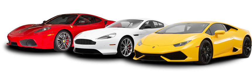 Exotic Cars Rentals - Luxury Cars Png (889x305), Png Download