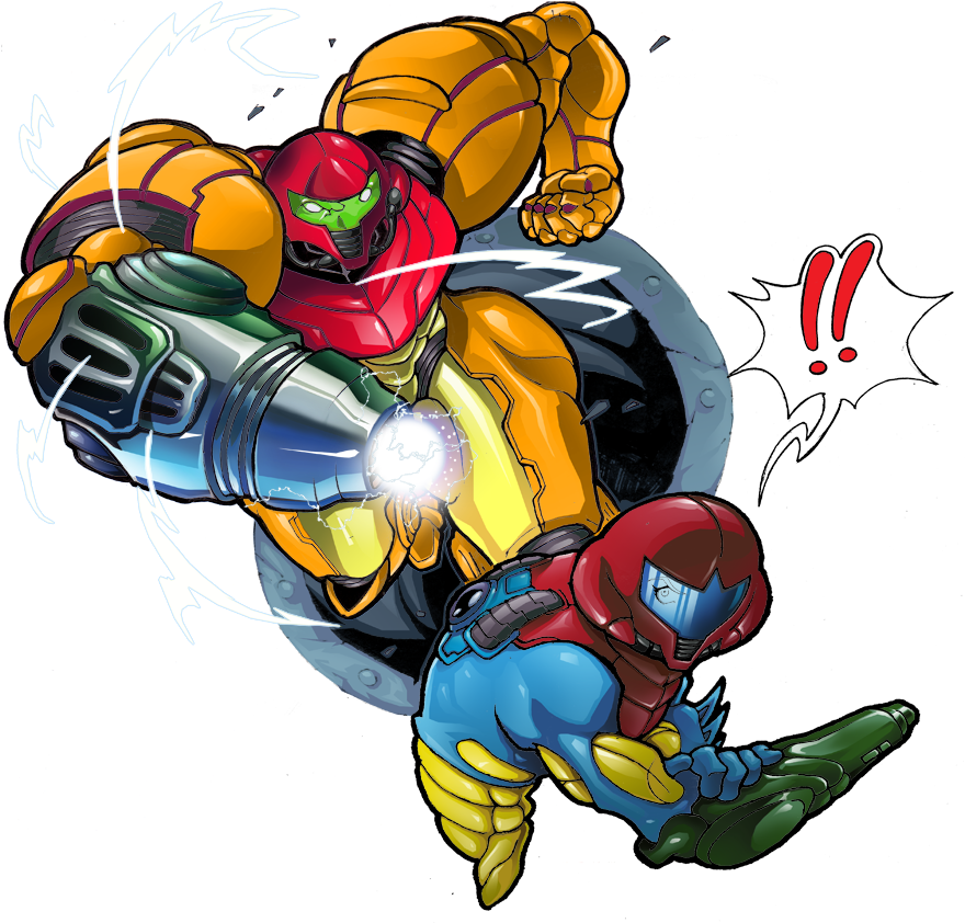 Sa-x - Metroid Fusion Sa X Fanart (901x875), Png Download