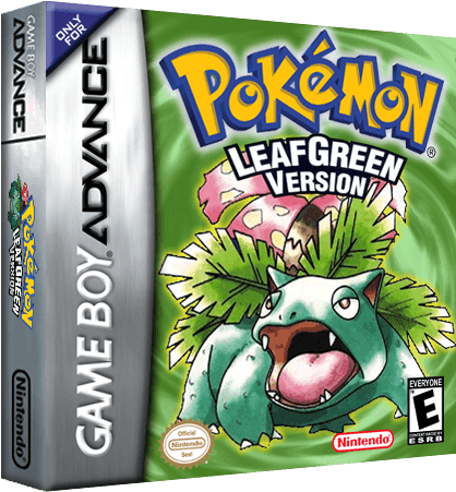 Download Leafgreen Version Pokemon Leafgreen Version Gameboy Advanced Gba Png Image With No Background Pngkey Com
