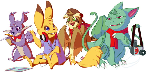 Firered Nuzlocke Adventure - Cartoon (640x329), Png Download