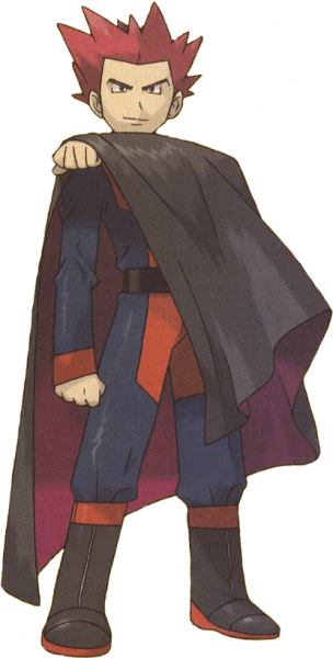 #firered Leafgreen Lance From The Official Artwork - Pokemon Lance (304x600), Png Download