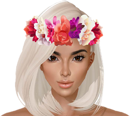 Kimoji Kardashian Kimkardashian Flowers Whatsapp Sticke - Kimoji Png (528x471), Png Download