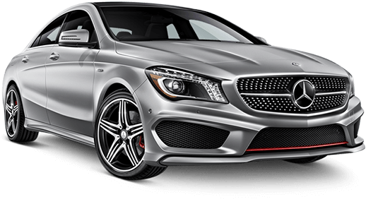 Cla 45 Amg Nera (630x360), Png Download
