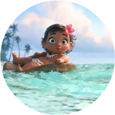 Printable Moana Cucpake Toppers - Moana Baby Disney (423x420), Png Download