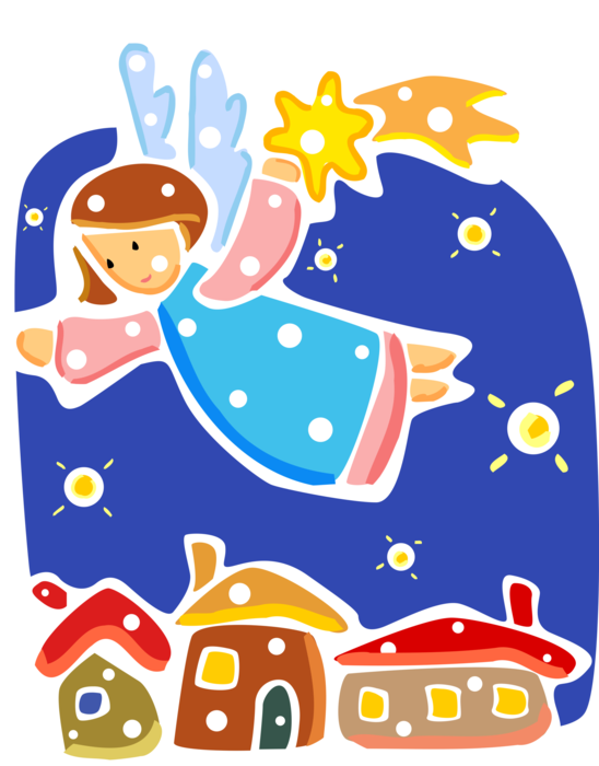 Vector Illustration Of Festive Season Christmas Spiritual (548x700), Png Download