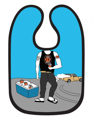 Moana Rd Baby Bib- Bogan - Bib (500x500), Png Download