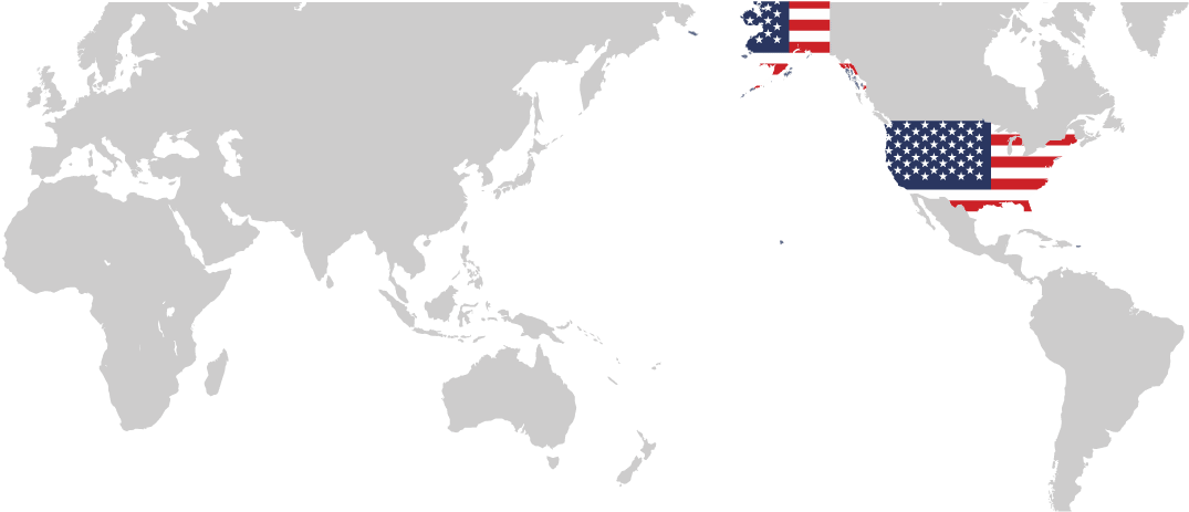 Trump Vs The World - Usa Vs The World Map (1110x464), Png Download