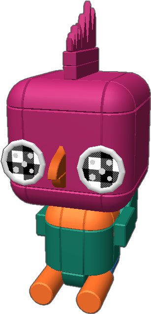 Has A Tail Made By Snowball - Cartoon (768x768), Png Download