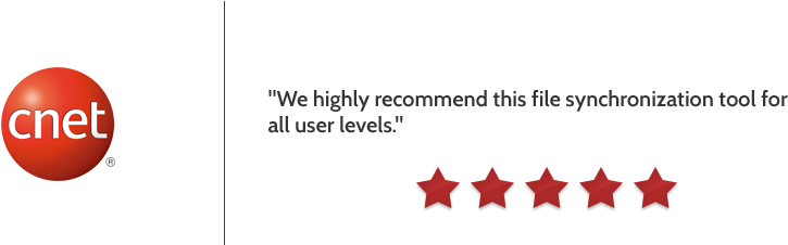 Cnet Review Of Goodsync - Goodsync (865x250), Png Download