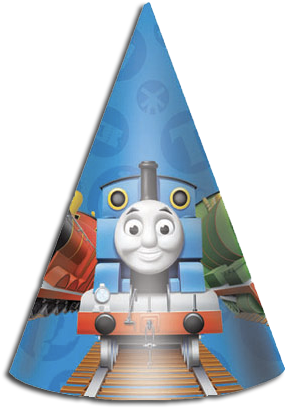 Thomas And Friends Party Hats - Thomas & Friends (377x425), Png Download