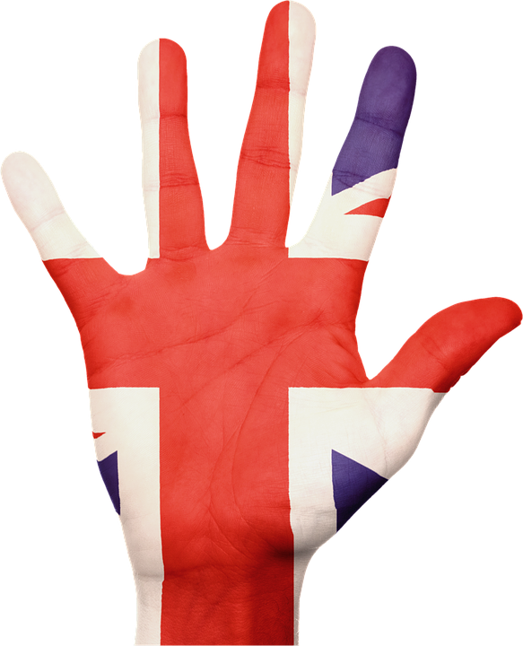 Download Canvas Print Union Flag Hand Patriotism British Union Does