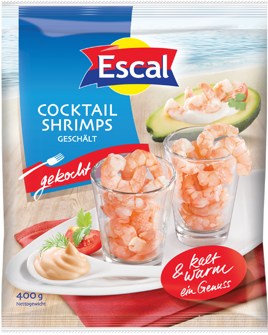 Cocktail Shrimps - Escal (736x670), Png Download