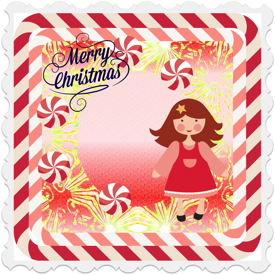 Christmas Frames - Unique Merry Christmas Reactive Printing White Throw (959x959), Png Download
