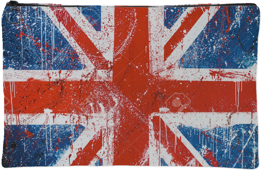 Brits Union Jack Accessory Pouches - Cajon Elétrico Inclinado Design Uk Captação Dupla Fc6622 (1024x1024), Png Download