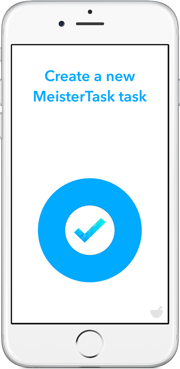 Ifttt Do Button Meistertask - Iphone (1674x1305), Png Download