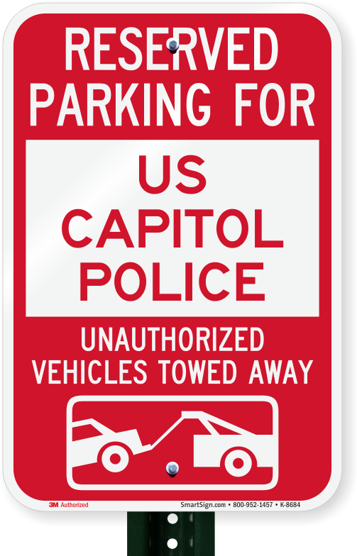 Reserved Parking For Us Capitol Police Sign - Reserved Parking Signs For Manager (800x800), Png Download