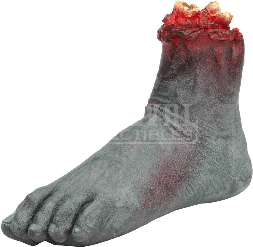 Severed Zombie Foot - Zombie Foot (856x856), Png Download