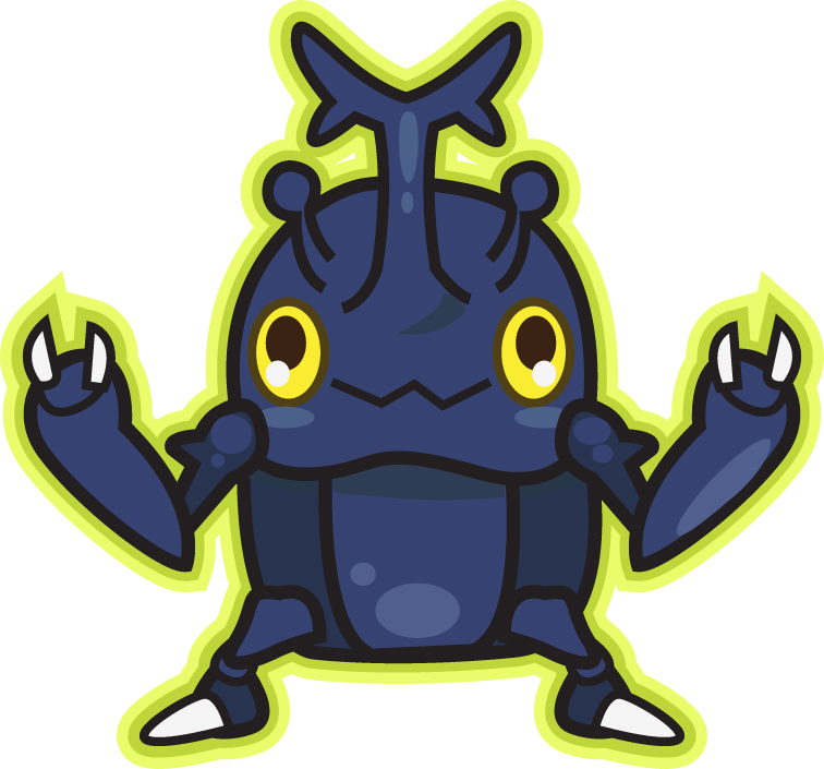 Heracross - Cartoon (756x705), Png Download