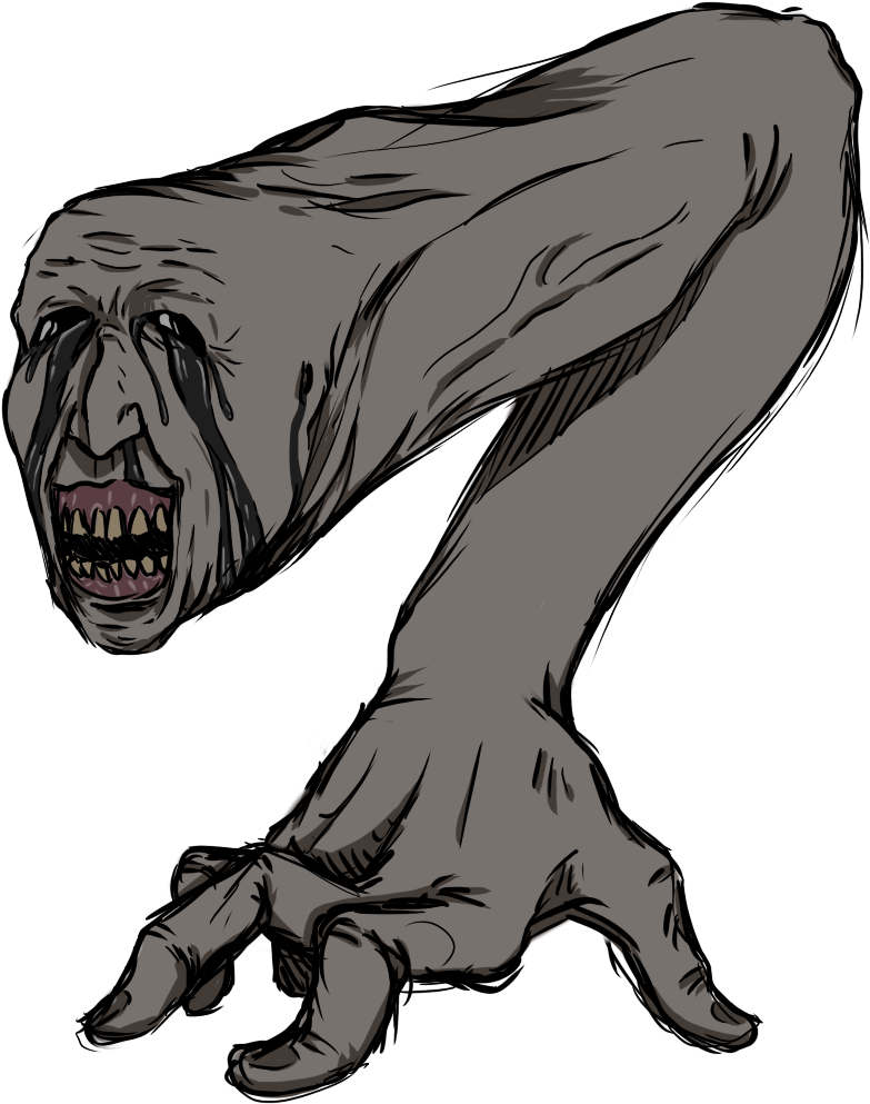 Lifestealing Arm Monster Concept Art Idk - Illustration (1200x1200), Png Download