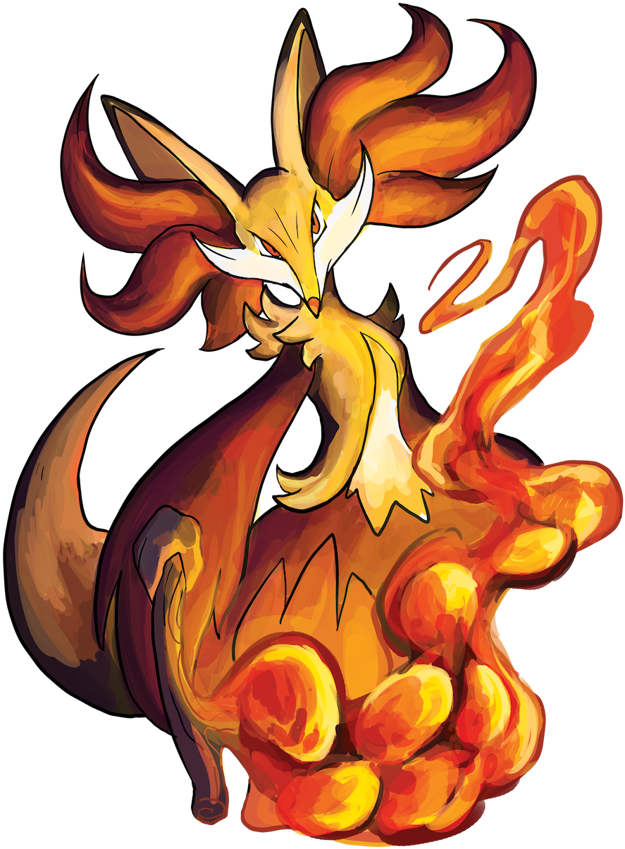 Delphox - Delphox Deviantart (900x1227), Png Download
