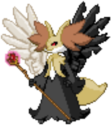 Nefarious Delphox - Delphox (420x420), Png Download