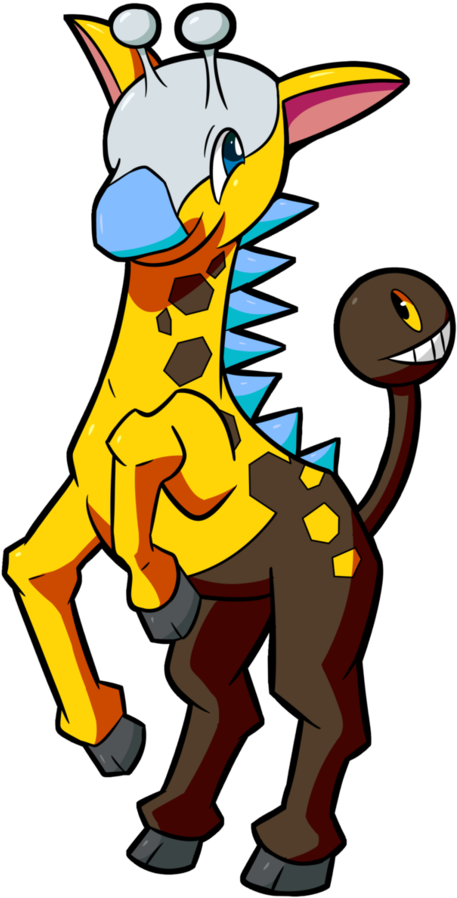 Download Wallpaper - Shiny Girafarig (774x1032), Png Download
