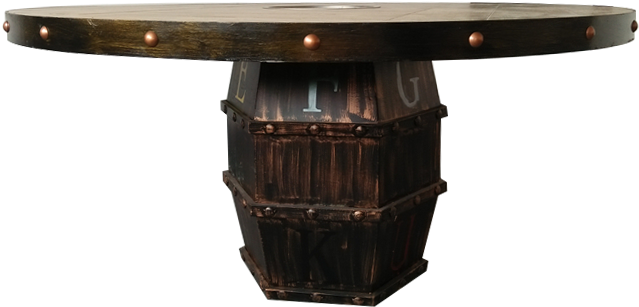 Novo Design De Metal Jardim Conjunto Moldura Redonda - End Table (750x562), Png Download