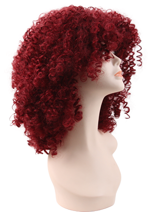 Al Por Mayor Natural Sintético Rojo Corto Cuerpo Onda - Lace Wig (750x750), Png Download