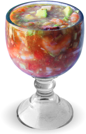 Cóctel - Coctel De Camaron Png (299x450), Png Download